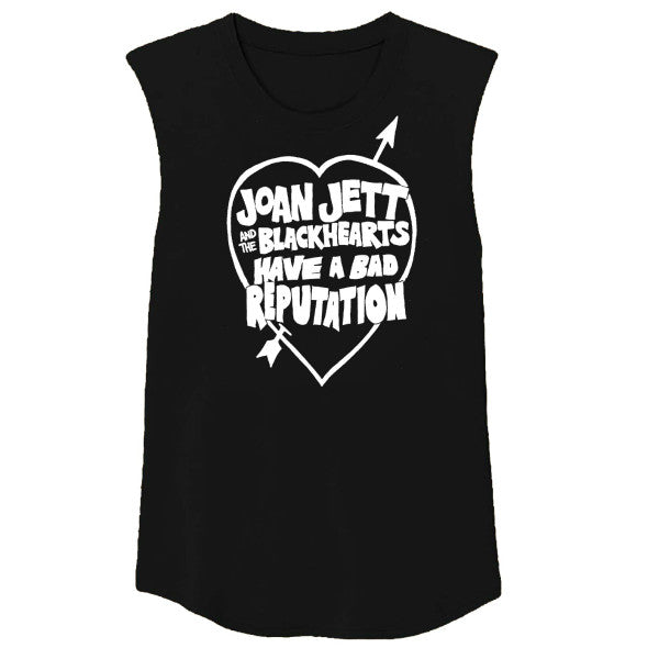 Bad Reputation Heart Black Tank Top