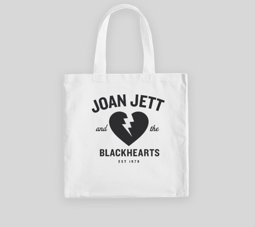 Joan Jett and the Blackhearts Heart Tote Bag