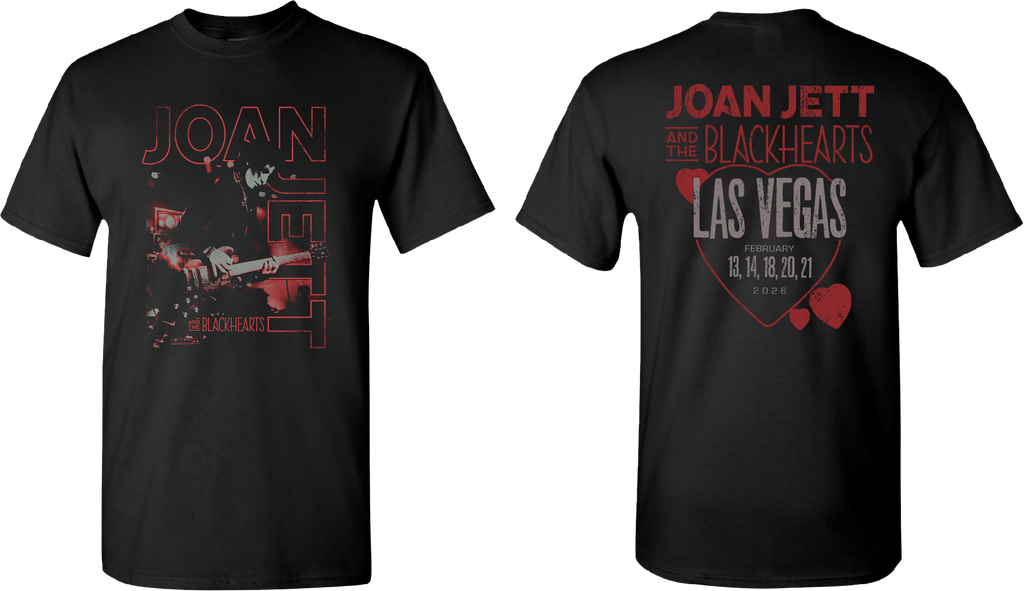 Joan Jett and the Blackhearts 2026 Vegas T-Shirt – Blackheart Records