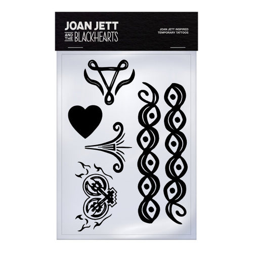 Joan Jett Inspired Temporary Tattoos