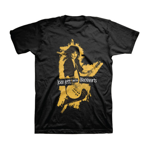 Joan Jett - Yellow Silhouette T-Shirt
