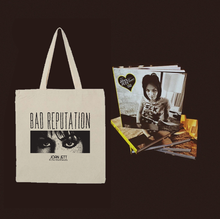 Joan Jett Book with "Bad Reputation" Canvas Tote Bag