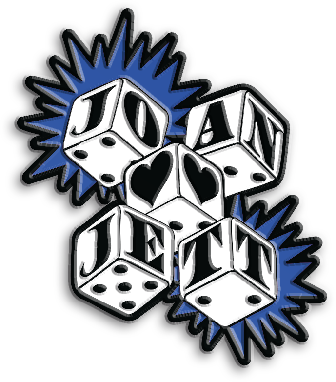 Joan Jett and the Blackhearts Vegas Dice Enamel Pin