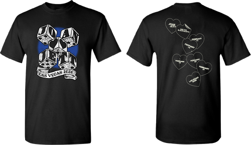 Joan Jett and the Blackhearts 2026 Vegas Dice T-Shirt