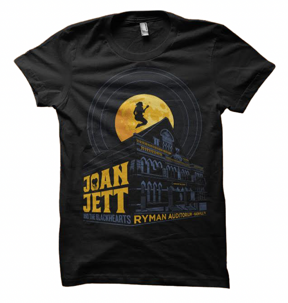 Joan Jett and the Blackhearts Ryman Auditorium T-Shirt