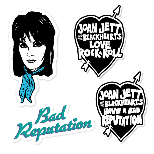 Joan Jett and the Blackhearts Sticker Set