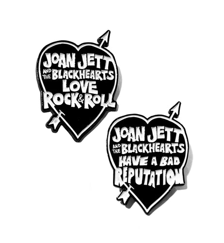 Joan Jett and the Blackhearts Enamel Pin Set