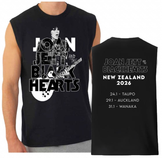 Joan Jett and the Blackhearts 2026 New Zealand Tour Muscle Tank