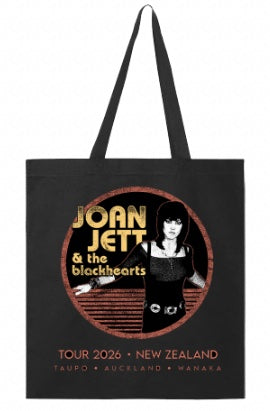 Joan Jett and the Blackhearts 2026 New Zealand Tour Tote Bag