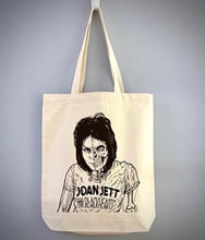 Joan Jett Book with Skeleton Tote Bag
