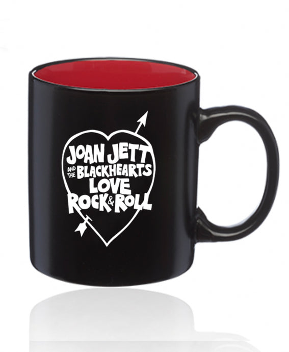 Joan Jett and the Blackhearts Love Rock 'n' Roll Black/Red Ceramic Mug