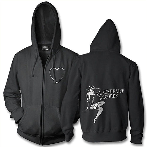 Blackheart Records Pin Up Hoodie